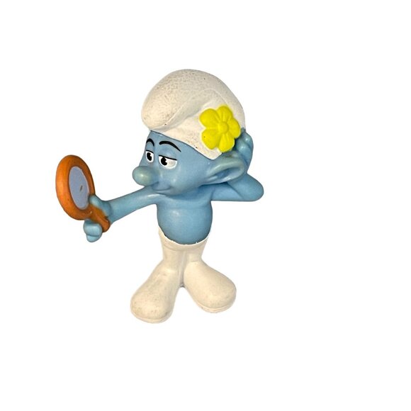 Four McDonald's Troll Smurfs Hefty, Panicky, Vanity Doll Figures - Picture 5 of 5